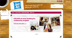 Desktop Screenshot of justact.org.uk
